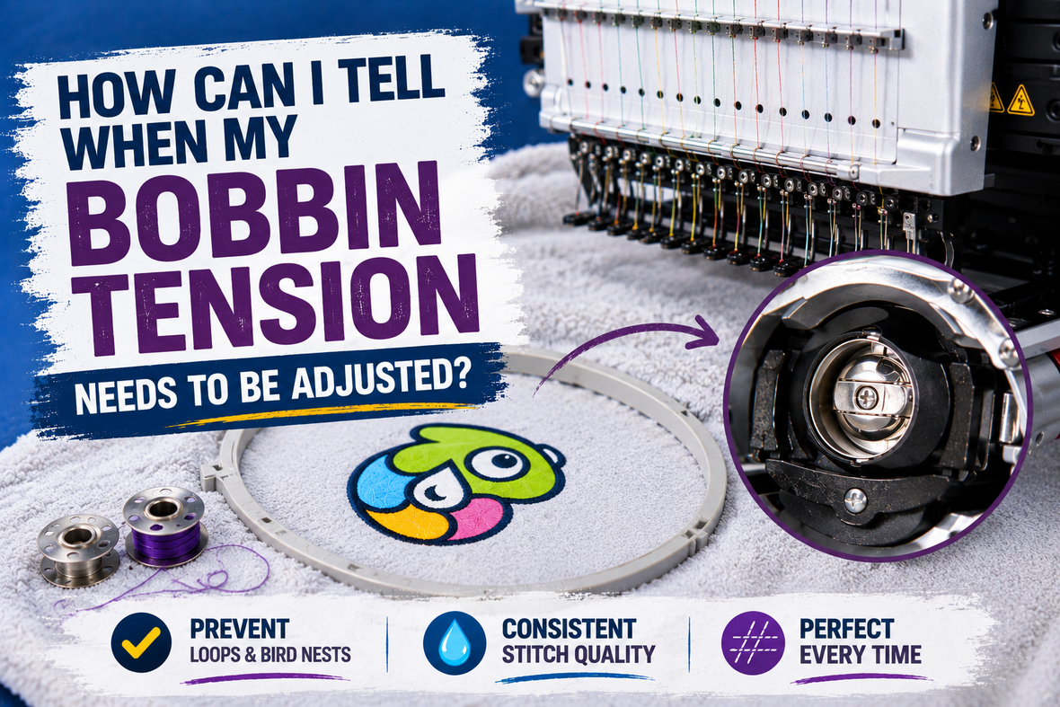 How can I tell when my bobbin tension needs to be adjusted?