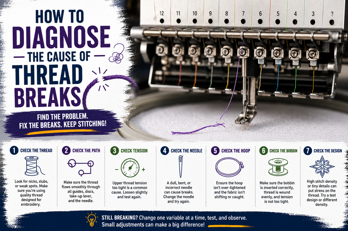 How to diagnose the cause of thread Breaks | GPI Supplies
