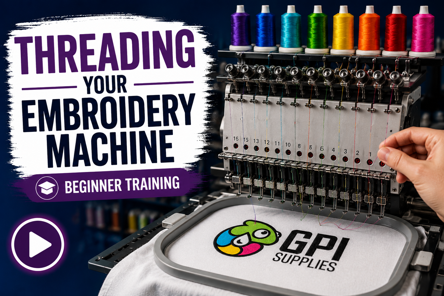 Threading Embroidery Machine Threading Your Embroidery Machine From Scratch | GPI Supplies