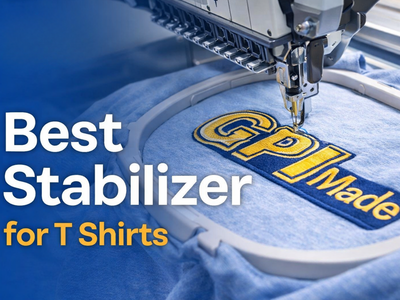 Best Stabilizer for T Shirts: Cut Away vs Tear Away for Machine Embroidery