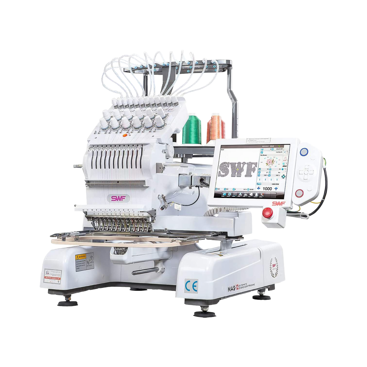 How To Use The LED Information Screen on The SWF Embroidery Machine