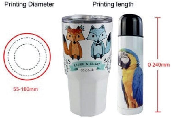 7" Diameter Printing