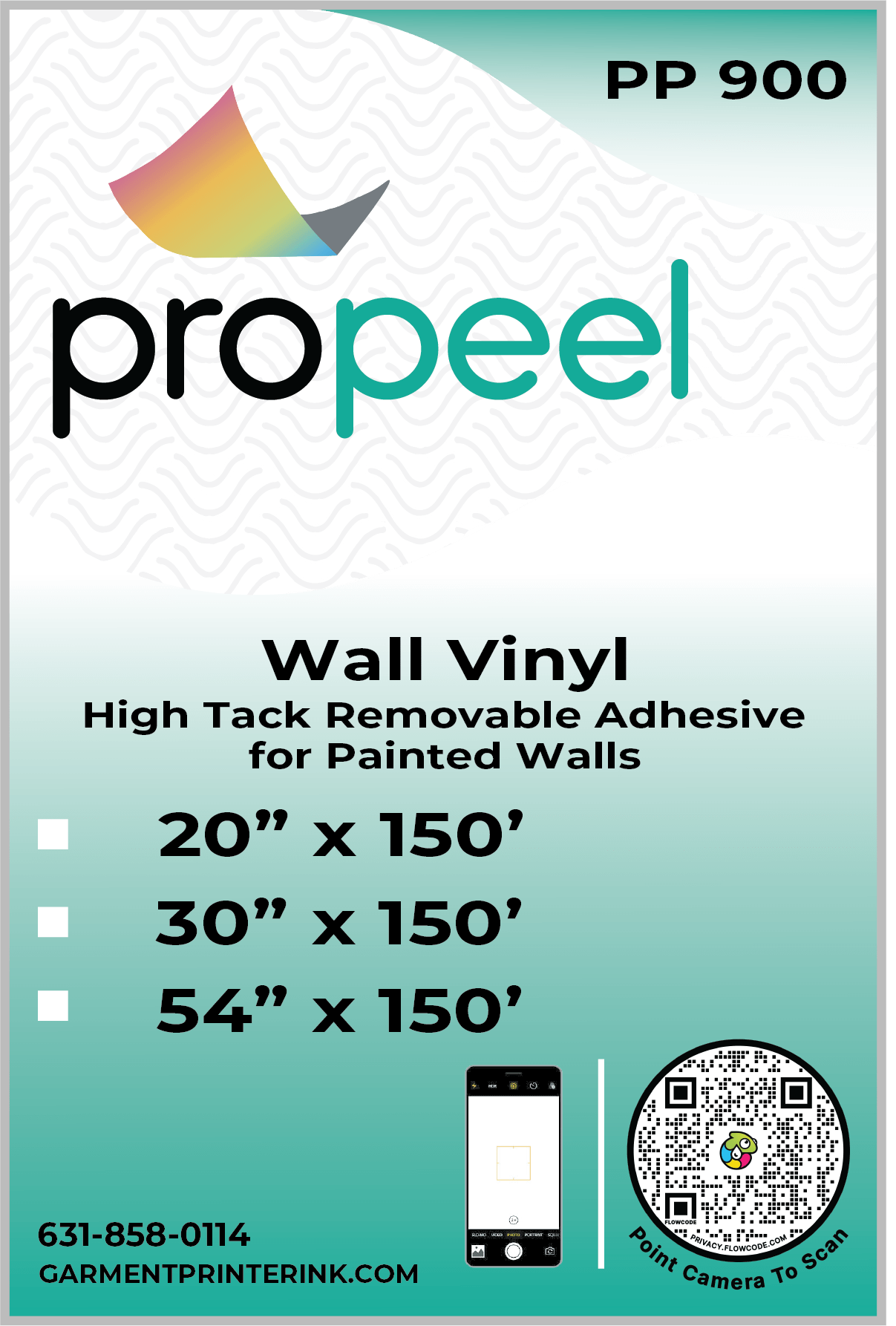 Propeel Removable Wall Vinyl 6 mil | 20' 30