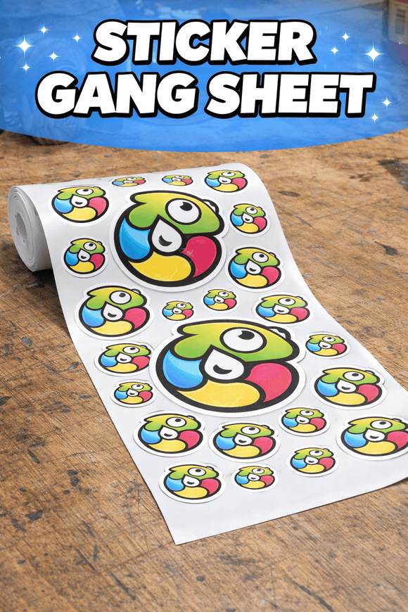 <h3><a href="https://www.gpisupplies.com/products/sticker-gang-sheet" title="https://www.gpisupplies.com/products/sticker-gang-sheet">Stickers by the Foot</a></h3><p>Already have a print-ready Sticker gang sheet, choose the size and click on Create a Sticker Sheet.</p><p>Want to build a Sticker gang sheet, choose the size and click on Create a Sticker Sheet.</p>