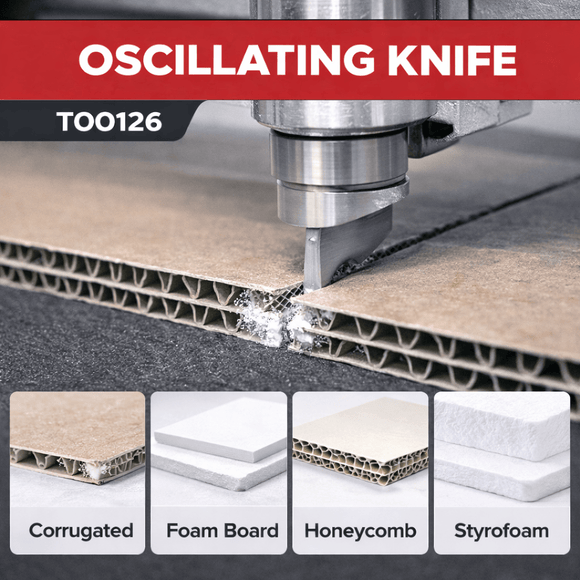 Collx Cutter Colex Oscillating Knife T00126 | Heavy-Duty Foam & Corrugated Cutting ...
