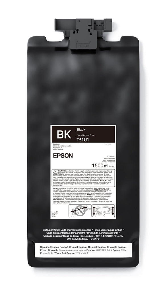 Epson Ink Black EPSON T51U UltraChrome GS3 Ink Cartridge 1.5 L for SureColor S7170 S9170 S8170