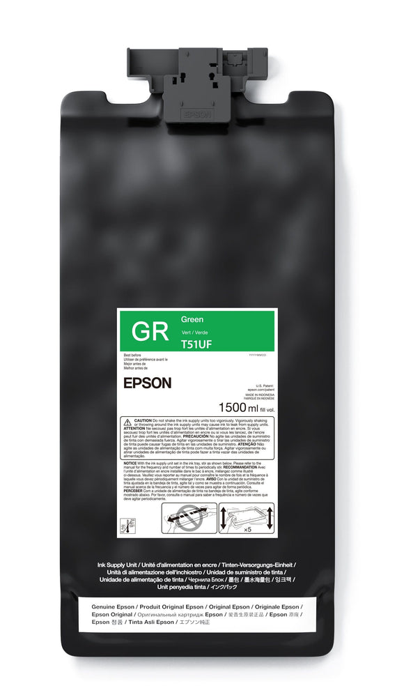 Epson Ink Green EPSON T51U UltraChrome GS3 Ink Cartridge 1.5 L for SureColor S7170 S9170 S8170