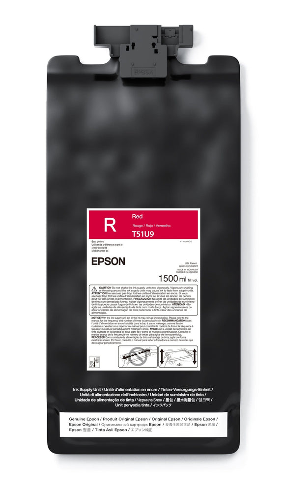 Epson Ink Red EPSON T51U UltraChrome GS3 Ink Cartridge 1.5 L for SureColor S7170 S9170 S8170