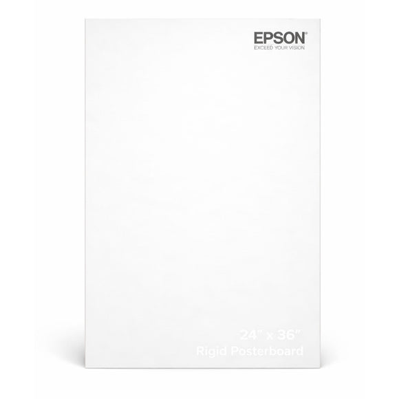 Epson Media 24" x 36" 10 pack (S450433) Epson Posterboard Matte | Rigid Poster Board Sheets (Multiple Sizes)