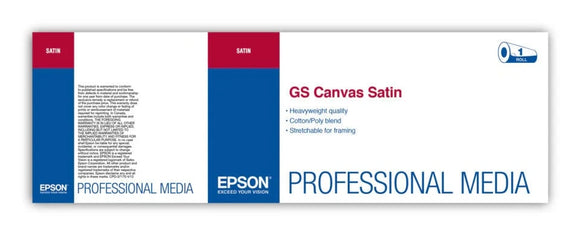 Epson Media 60" x 75' Roll Epson GS Canvas Satin Paper | Rolls