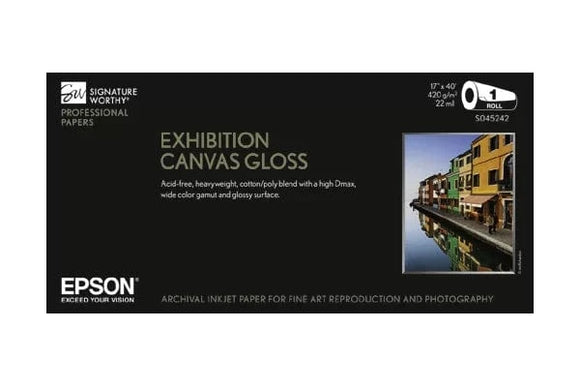 Epson Media Epson Exhibition Canvas Gloss Paper | Rolls