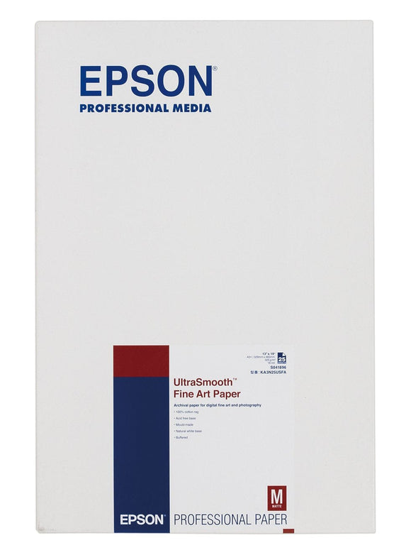 Epson Media Epson UltraSmooth Fine Art Paper 325 gsm Paper | Sheets