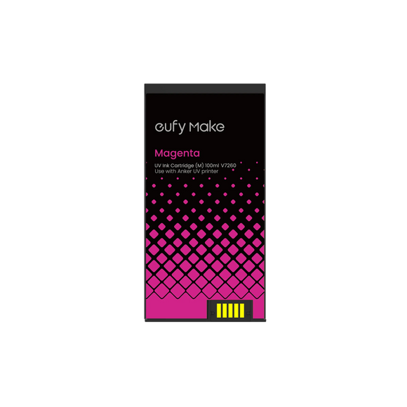 eufyMake Ink Magenta EufyMake E1 UV Ink Cartridges – CMYK, White & Gloss