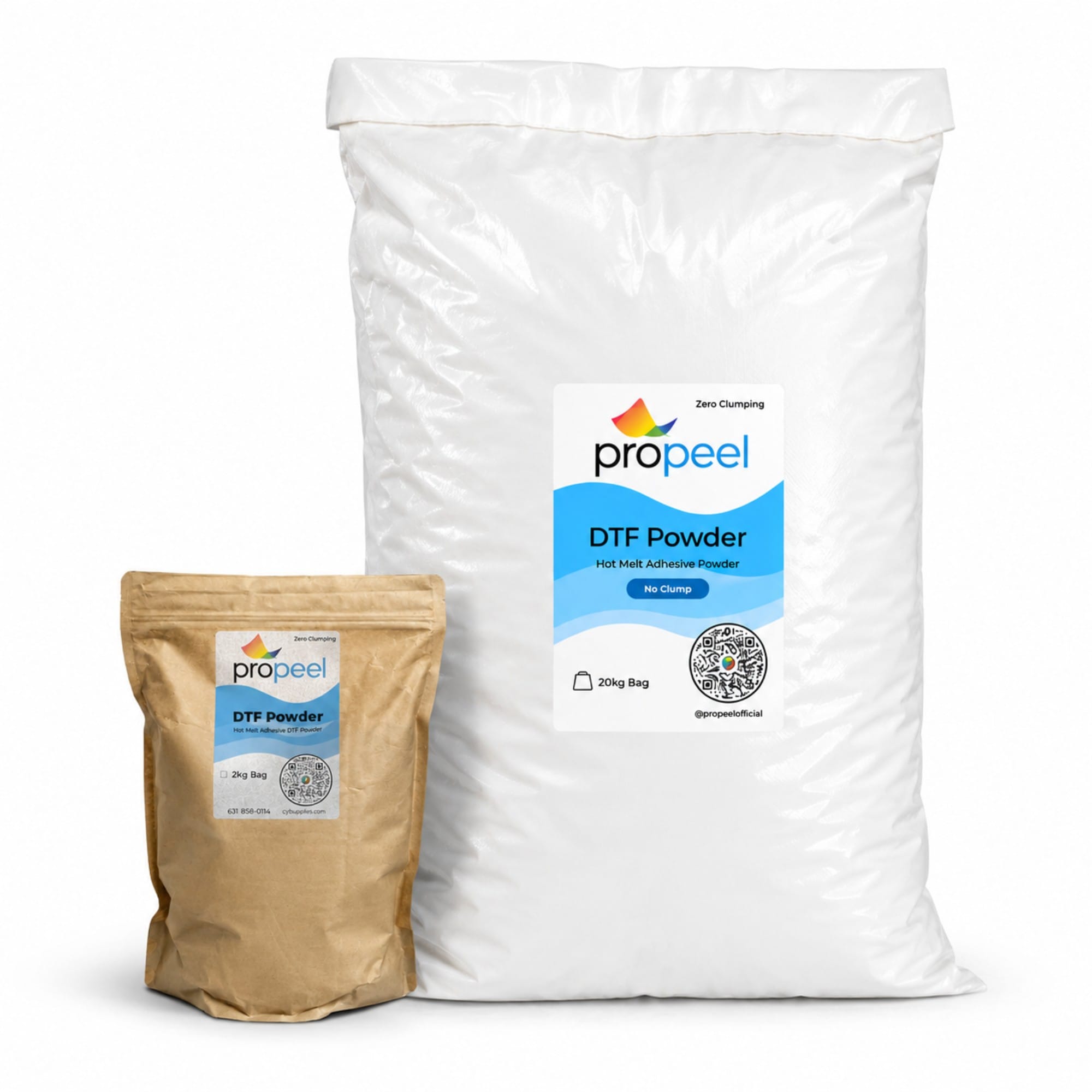 ProPeel no-clump DTF hot-melt adhesive powder