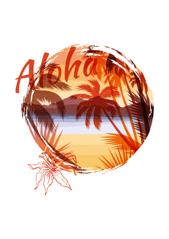 GPI Supplies Graphic Image ALOHA Design