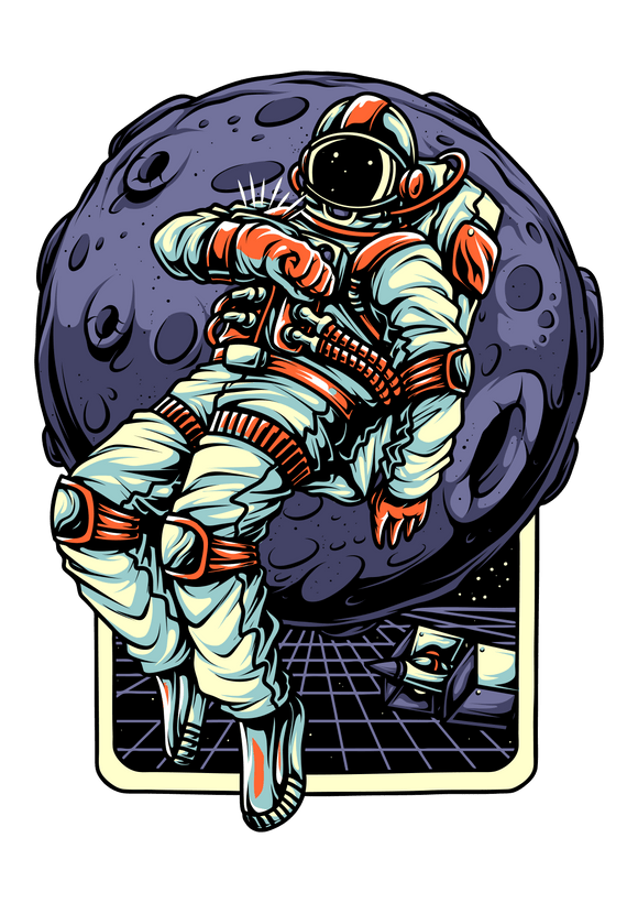 GPI Supplies Graphic Image SPACEMAN Design