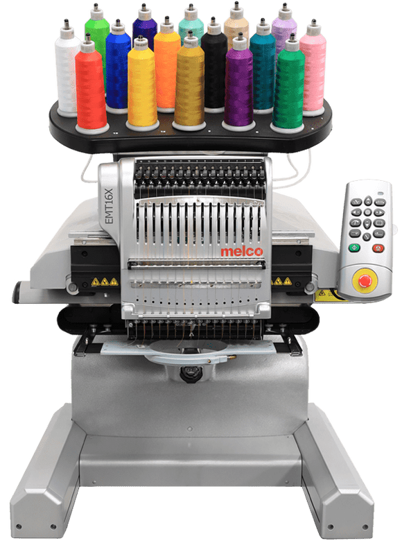 Melco EMT16X 16-Needle Embroidery Machine | GPI Supplies Melco EMT16X 16-Needle Embroidery Machine | GPI Supplies