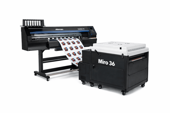 Mimaki DTF Printer + 36" Miro Shaker Mimaki TxF300-75 DTF Printer 2-head (Pick Your Shaker)