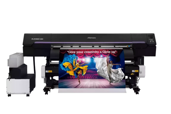 Mimaki Eco-Solvent Printer CJV330-160 64" with XY slitter Mimaki CJV 330 Series Roll to Roll Eco-Solvent Printer & Cutter