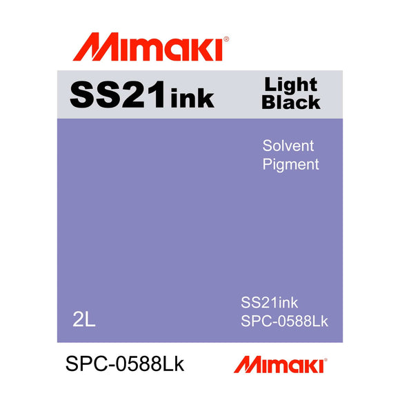 Mimaki Ink 2000ml (2L) / Light Black Mimaki SS21 Eco-Solvent Ink