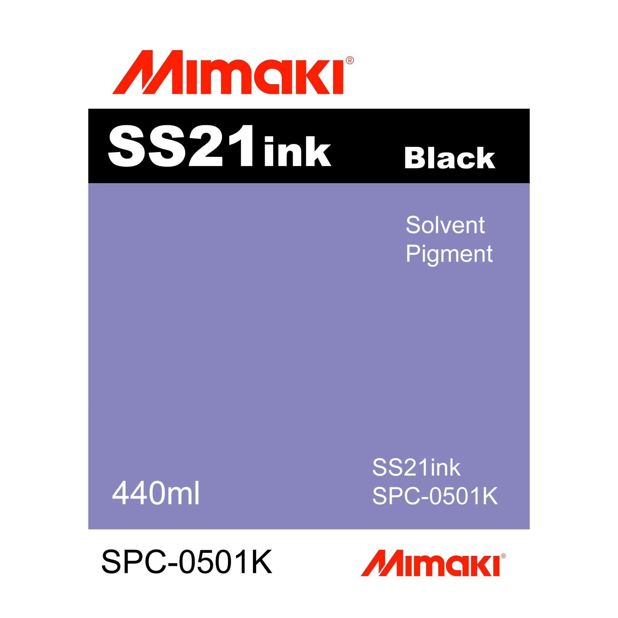 Mimaki SS21 ink 440ml【CMYK 4本セット】 Mimaki SS21 440ml OEM Matched Ink Made in the USA