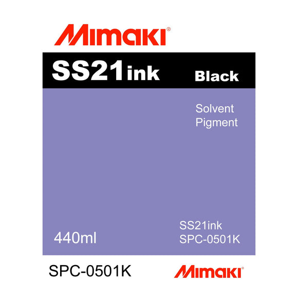 Mimaki Ink 440ml / Black Mimaki SS21 Eco-Solvent Ink