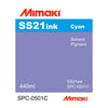 Mimaki Ink 440ml / Cyan Mimaki SS21 Eco-Solvent Ink