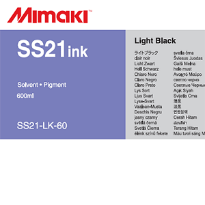 Mimaki Ink 600ml / Light Black Mimaki SS21 Eco-Solvent Ink