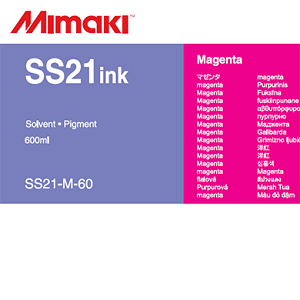 Mimaki Ink 600ml / Magenta Mimaki SS21 Eco-Solvent Ink