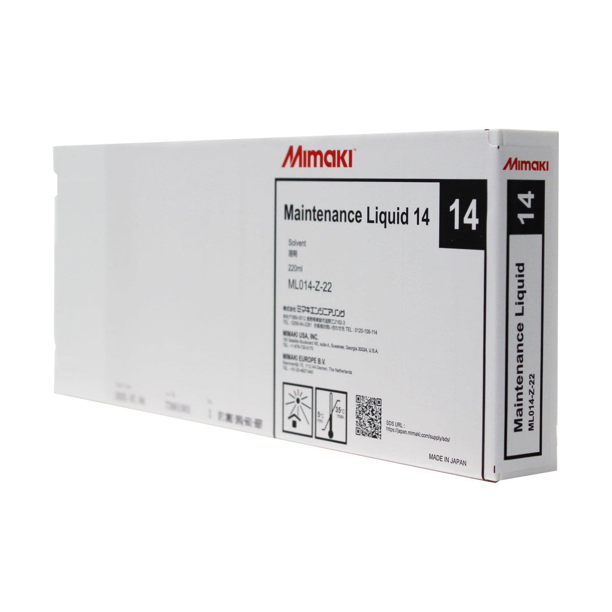 Mimaki Maintenance Liquid 14 220ml Cartridge | GPI Supplies