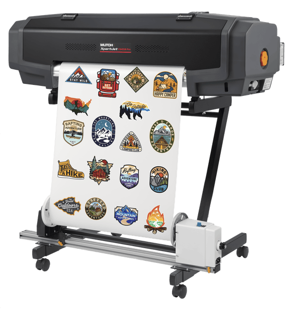 Mutoh Eco-Solvent Printer C641SR Pro Printer/Cutter + Stand with Take-Up Unit ($1135) Mutoh XpertJet C641SR Pro 24" Eco-Solvent Printer & Cutter