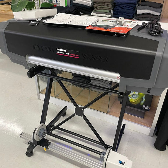Mutoh Eco-Solvent Printer C641SR Pro Printer/Cutter + Stand with Take-Up Unit ($1135) Mutoh XpertJet C641SR Pro SHOWROOM MODEL 24" Eco-Solvent Printer & Cutter
