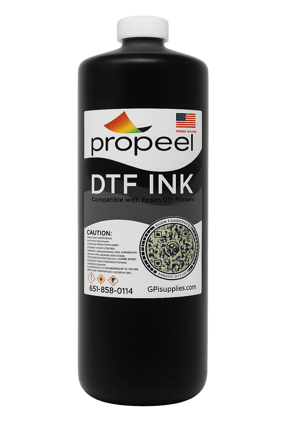 ProPeel DTF Ink Black ProPeel DTF Ink Liter Bottles