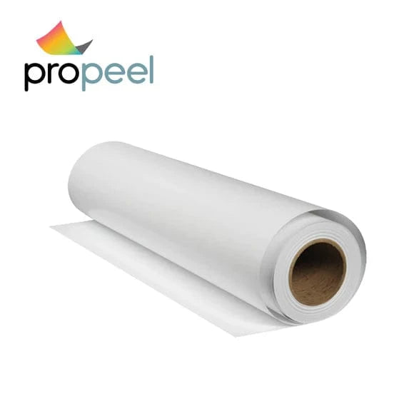 PP403 ProPeel 3.4 mil GLOSS OPAQUE White Air Egress Permanent Printabl ...