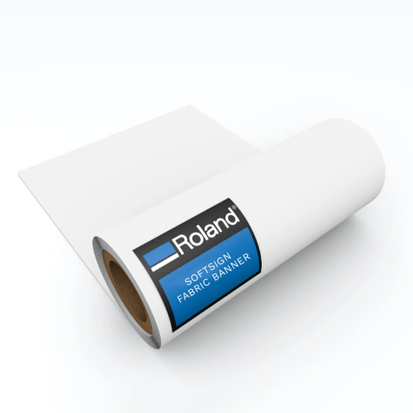 Roland Media 20in x 75ft Roland SoftSign Fabric Banner RCM-SSFB | High-Quality Fabric Signage
