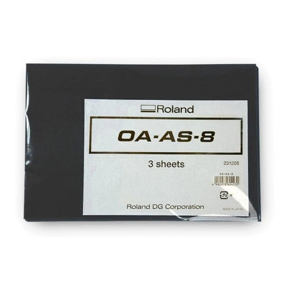 Roland Parts BD-12 Adhesive 8" x 12" 3pk Roland BD Series ADHESIVE Sheet