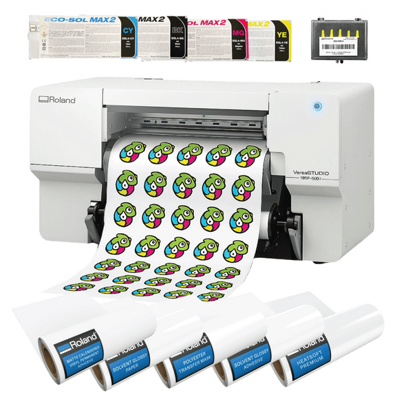Roland Wide Format Printer Roland BN2-20a Eco-Solvent Printer & Cutter - INK & MEDIA PACKAGE