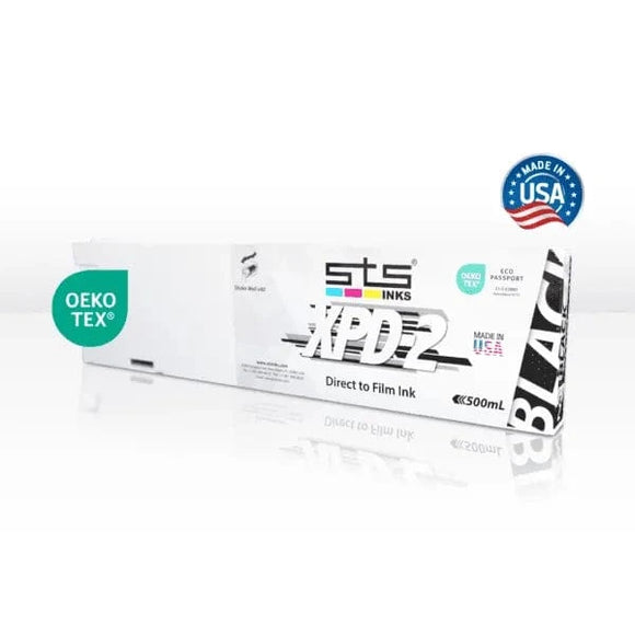 STS DTF Ink Black STS Direct to Film (DTF) XPD-924D Ink Cartridges - 500mL
