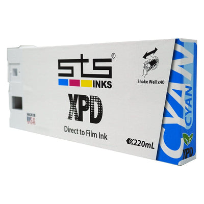 STS DTF Ink Cyan STS Direct to Film (DTF) XPD 724 Ink Cartridges - 220ml