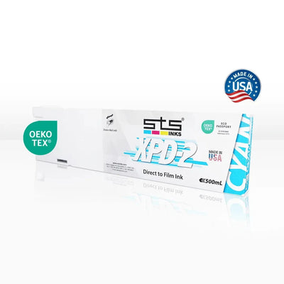 STS DTF Ink Cyan STS Direct to Film (DTF) XPD-924D Ink Cartridges - 500mL