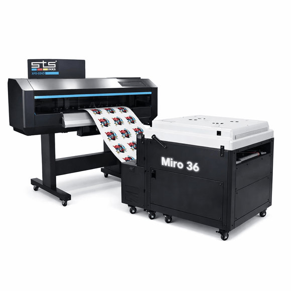 STS DTF Printing DTF Printer + 36" Miro Shaker STS 24” XPD 924D 2-Head DTF Printer (Pick your Shaker)