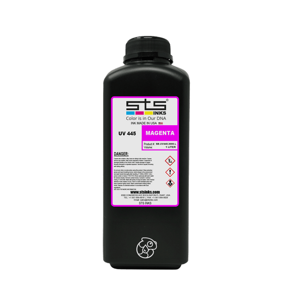 STS Ink Magenta STS Inks Epson Replacement UV-Solvent 445 Ink 1 Liter Bottle