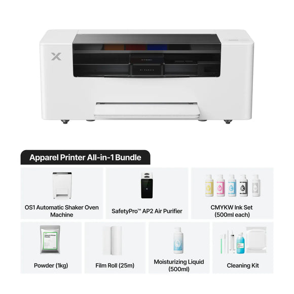xTool DTF Equipment xTool DTF Printer All-In-1 Bundle xTool DTF Apparel Printer
