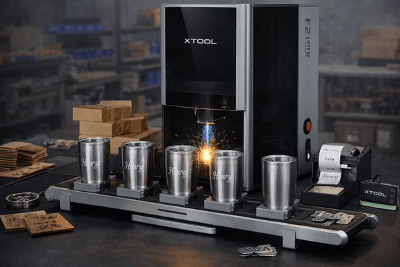 xTool Laser Engraver xTool F2 Ultra Dual-Laser Engraver (60W MOPA Fiber + 40W Diode)
