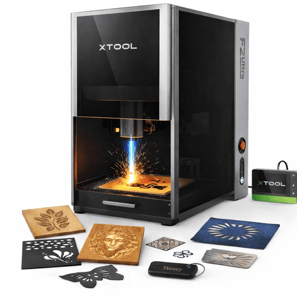 xTool Laser Engraver xTool F2 Ultra Dual-Laser Engraver (60W MOPA Fiber + 40W Diode)