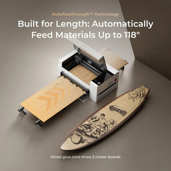 xTool Laser Engraver xTool P2S 55W Desktop CO₂ Laser Cutter