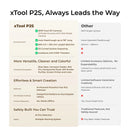 xTool Laser Engraver xTool P2S 55W Desktop CO₂ Laser Cutter