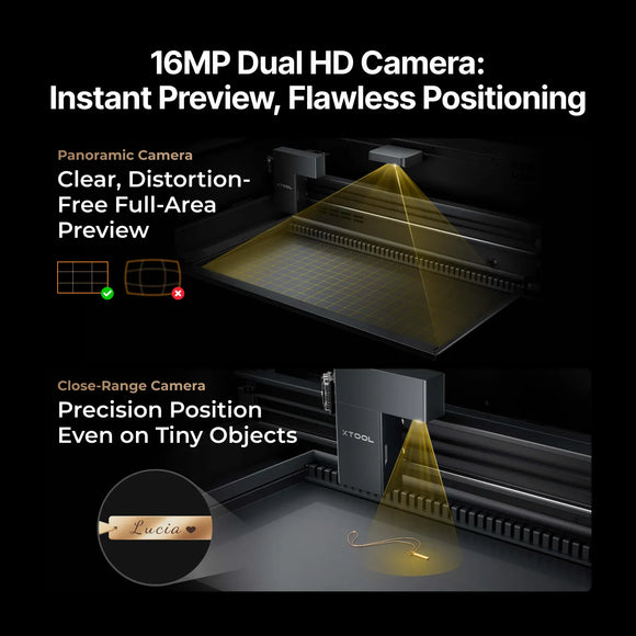 xTool Laser Engraver xTool P2S 55W Desktop CO₂ Laser Cutter