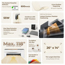 xTool Laser Engraver xTool P2S 55W Desktop CO₂ Laser Cutter