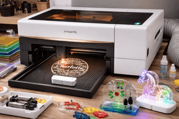 xTool Laser Engraver xTool P2S 55W Desktop CO₂ Laser Cutter